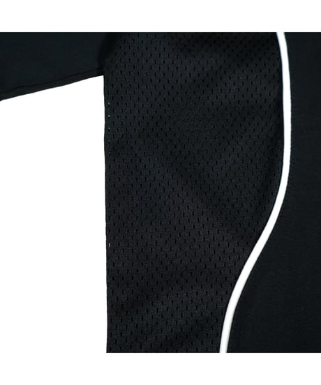 MESH SPORTS UNIFORM TEE / BLACK