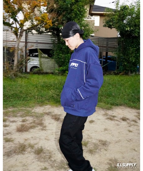 SIDELINE HOODIE / NAVY