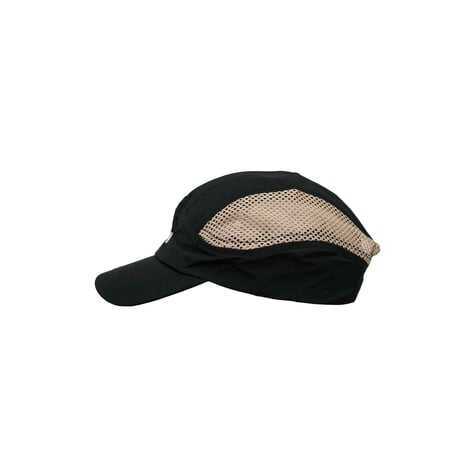 NYLON CYCLING CAMP CAP / BLACK
