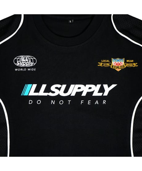 MESH SPORTS UNIFORM TEE / BLACK