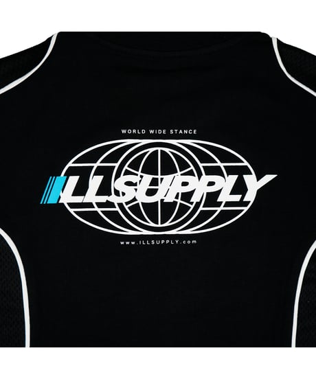 MESH SPORTS UNIFORM TEE / BLACK