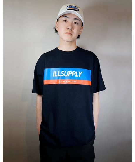 CLASSIC TRICOLORE COLOR TEE / DARK NAVY