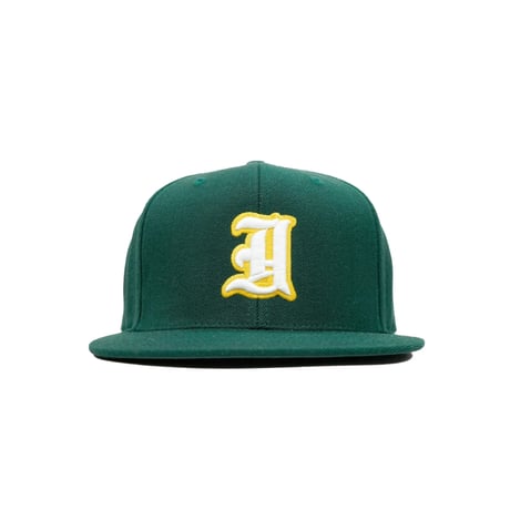 DOUBLE OLD ENGLISH SNAPBACK CAP / DARK GREEN