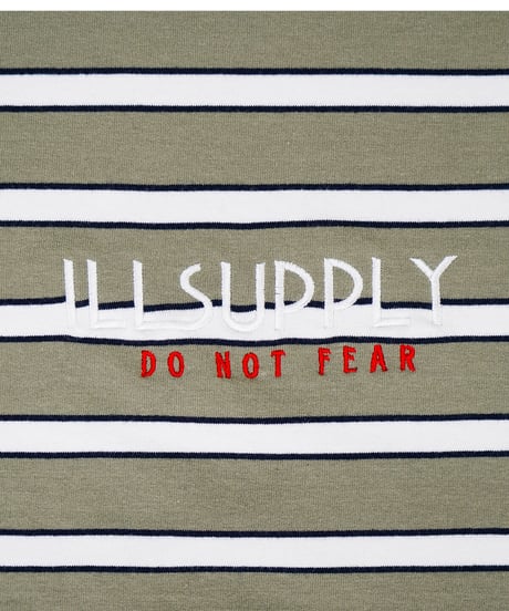 STRIPE BOARDER TEE / KHAKI