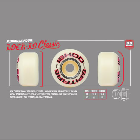 Spitfire FORMULA FOUR ISHOD WAIR "LOCK-IN CLASSIC" 99DURO