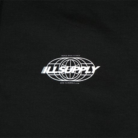ILLSUPPLY TWO ICONS HOODIE / BLACK