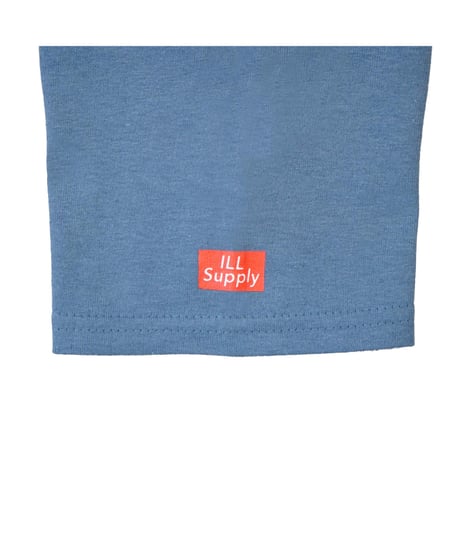 COMPANY LOGO KIDS TEE / INDIGO