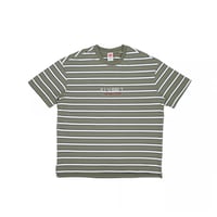 STRIPE BOARDER TEE / KHAKI