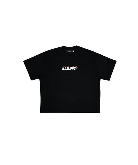BROKEN BONES DROP SHOULDER TEE / BLACK