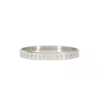 ILLSUPPLY STAINLESS BANGLE / SILVER
