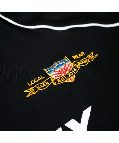 MESH SPORTS UNIFORM TEE / BLACK