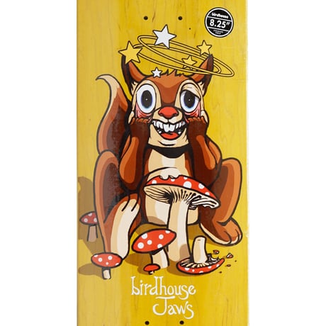 BIRDHOUSE JAWS SQUIRREL DECK 8.25 inc