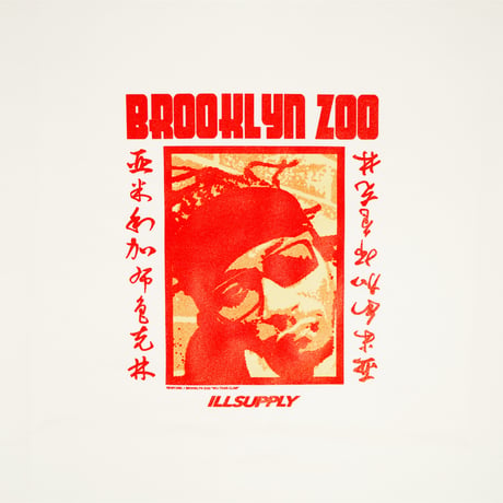 O.D.B. BROOKLYN ZOO OVERSIZE TEE / WHITE
