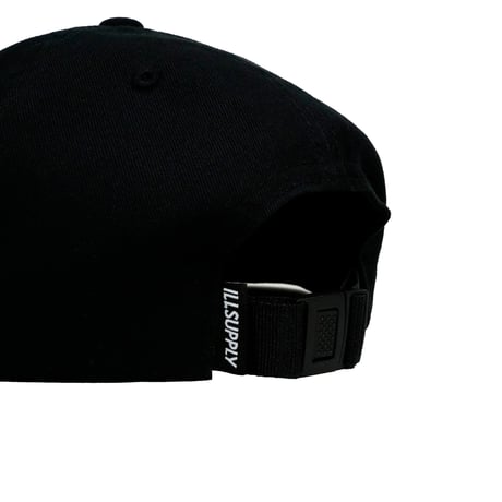 ILLSUPPLY ROSE 6PANEL CAP / BLACK