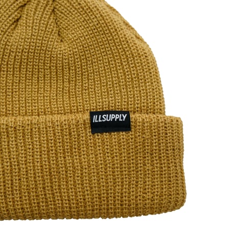 SHALLOW KNIT CAP / KHAKI