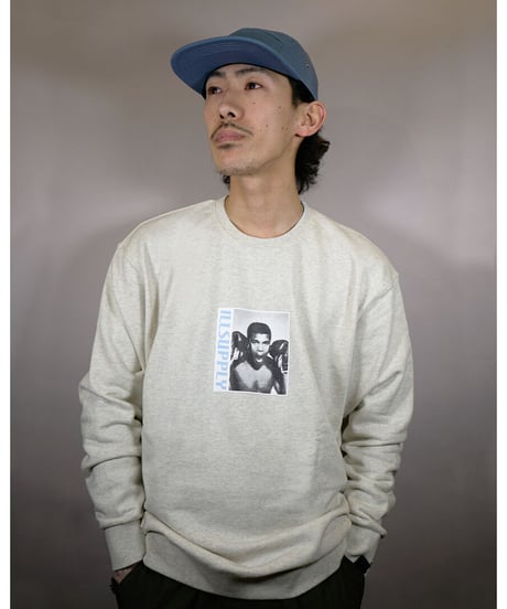 SMILE BOXER SWEATSHIRT / OATMEAL