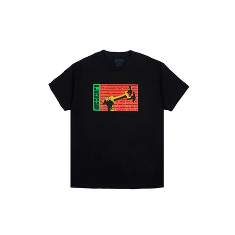 PLEASURES HAMMERED TEE /  BLACK