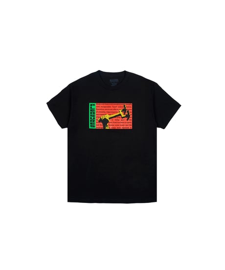 PLEASURES HAMMERED TEE /  BLACK
