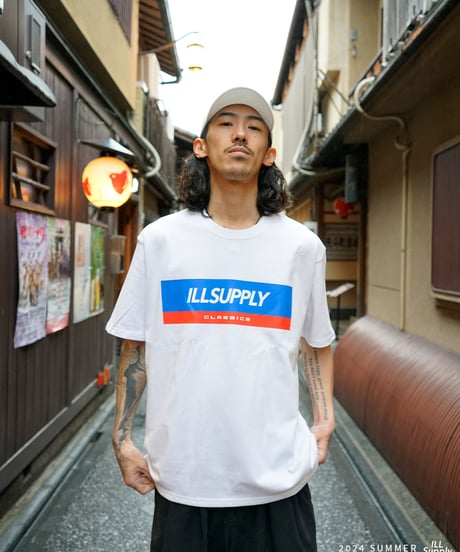 CLASSIC TRICOLORE COLOR TEE / WHITE