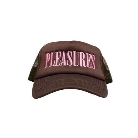 PLEASURES LITHIUM TRUCKER MESH CAP / BROWN