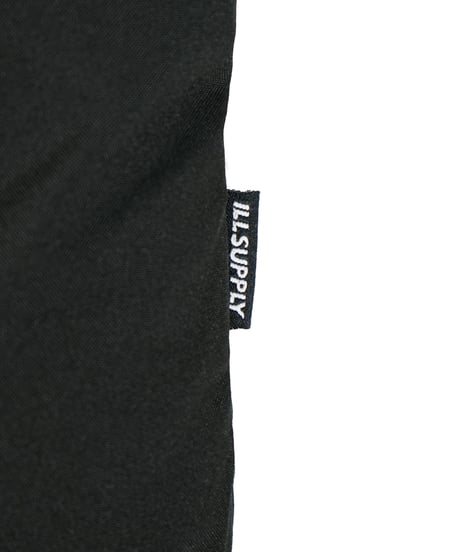 BACK EMBROIDERED DOWN VEST / BLACK