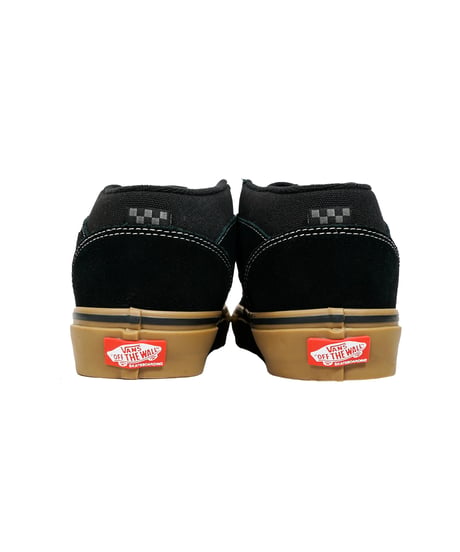 VANS SKATE HALF CAB / BLACK & GUM & WHITE