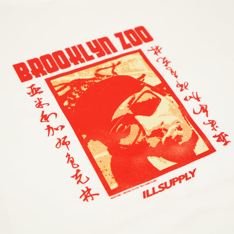 O.D.B. BROOKLYN ZOO OVERSIZE TEE / WHITE