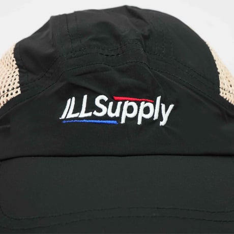 NYLON CYCLING CAMP CAP / BLACK