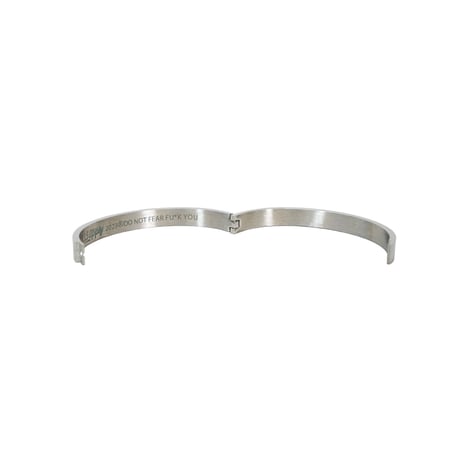 ILLSUPPLY STAINLESS BANGLE / SILVER