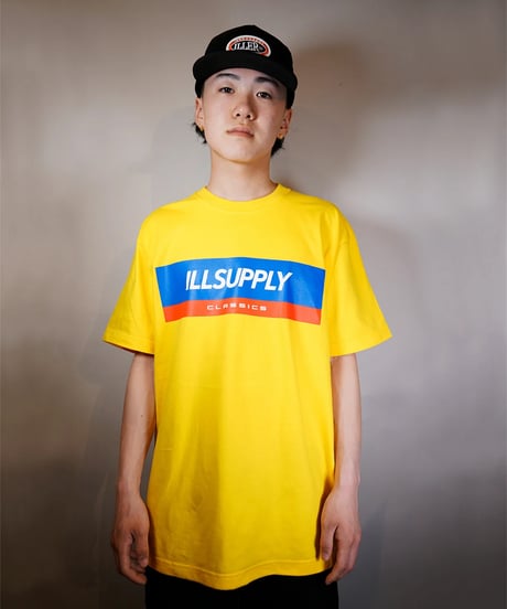CLASSIC TRICOLORE COLOR TEE / YELLOW