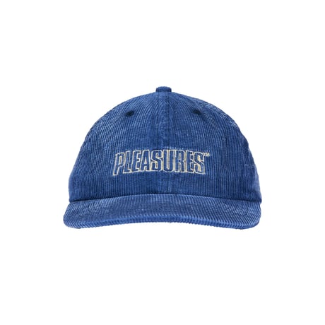 PLEASURES IMPULSE CORDUROY CAP / BLUE