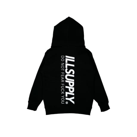 DO NOT FEAR KIDS HOODIE / BLACK