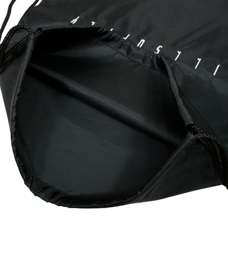 NYLON KNAPSACK BACKPACK / BLACK