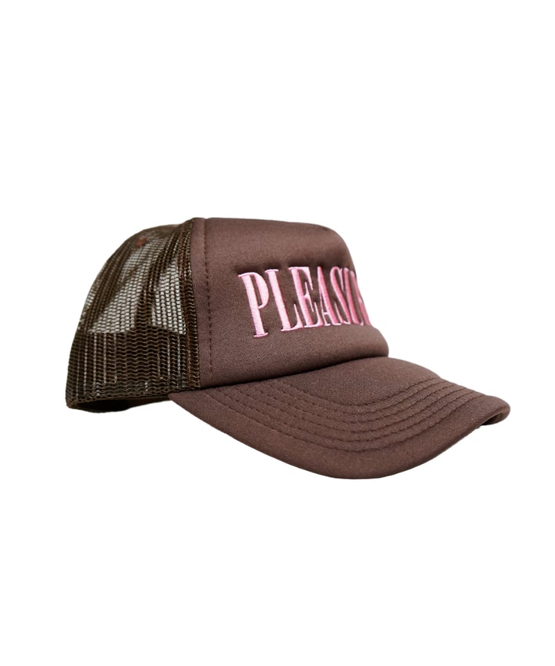 PLEASURES LITHIUM TRUCKER MESH CAP / BROWN | IL