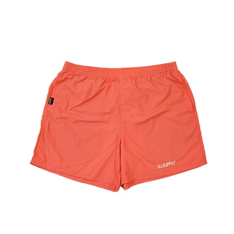 NYLON SWIM SHORTS / ORANGE