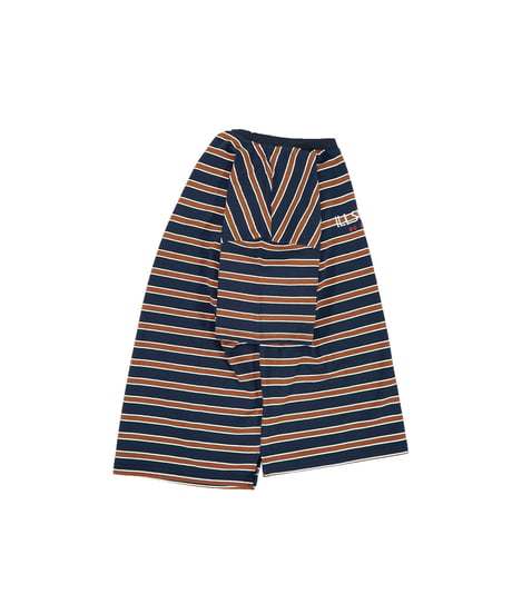 STRIPE BOARDER TEE / NAVY