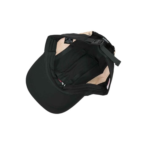 NYLON CYCLING CAMP CAP / BLACK