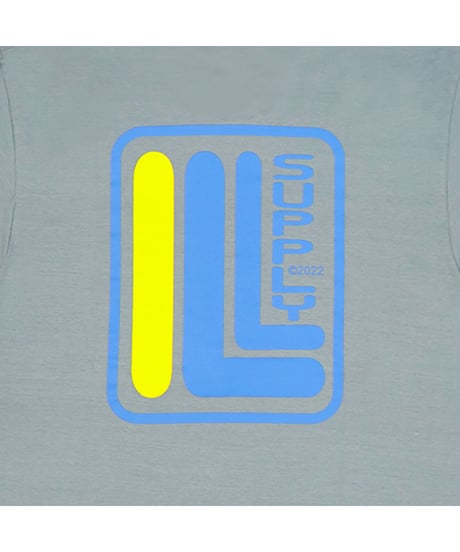 ILLA LOGO TEE / SMOKE BLUE