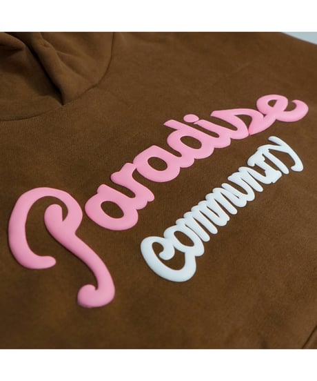PARADISE COMMUNITY HOODIE / BROWN
