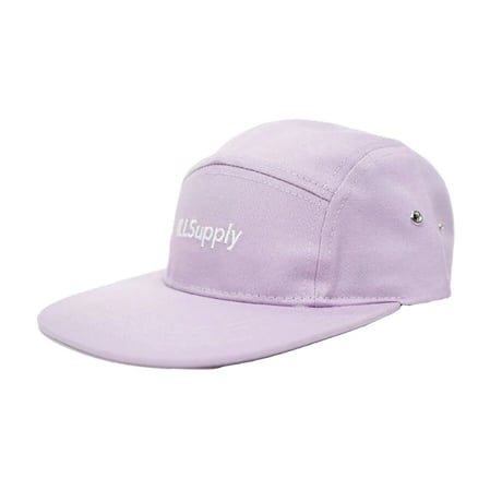 EMBROIDERY LOGO CAMP CAP / LIGHT PURPLE