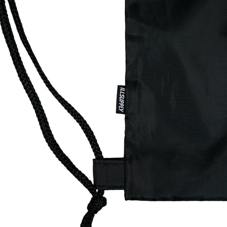NYLON KNAPSACK BACKPACK / BLACK