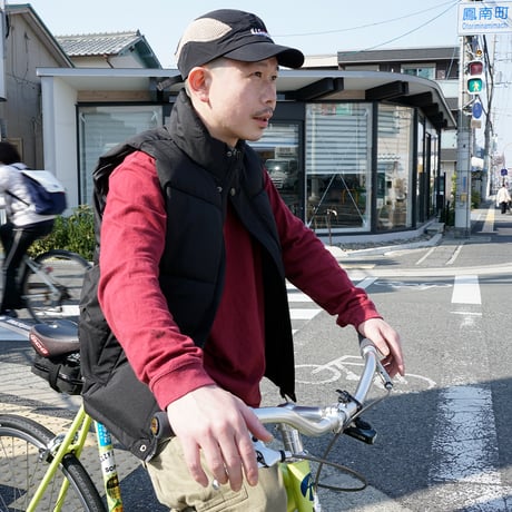 NYLON CYCLING CAMP CAP / SKY BLUE
