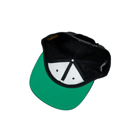 OLD ENGLISH SNAPBACK CAP / BLACK