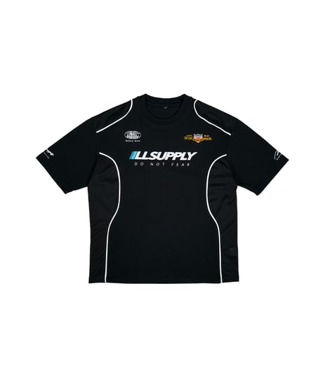 MESH SPORTS UNIFORM TEE / BLACK