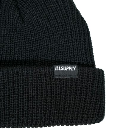 SHALLOW KNIT CAP / BLACK