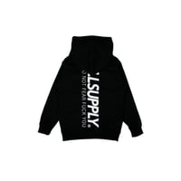 DO NOT FEAR KIDS HOODIE / BLACK