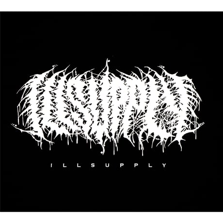 ILLSupply DEATH METAL LOGO TEE / BLACK