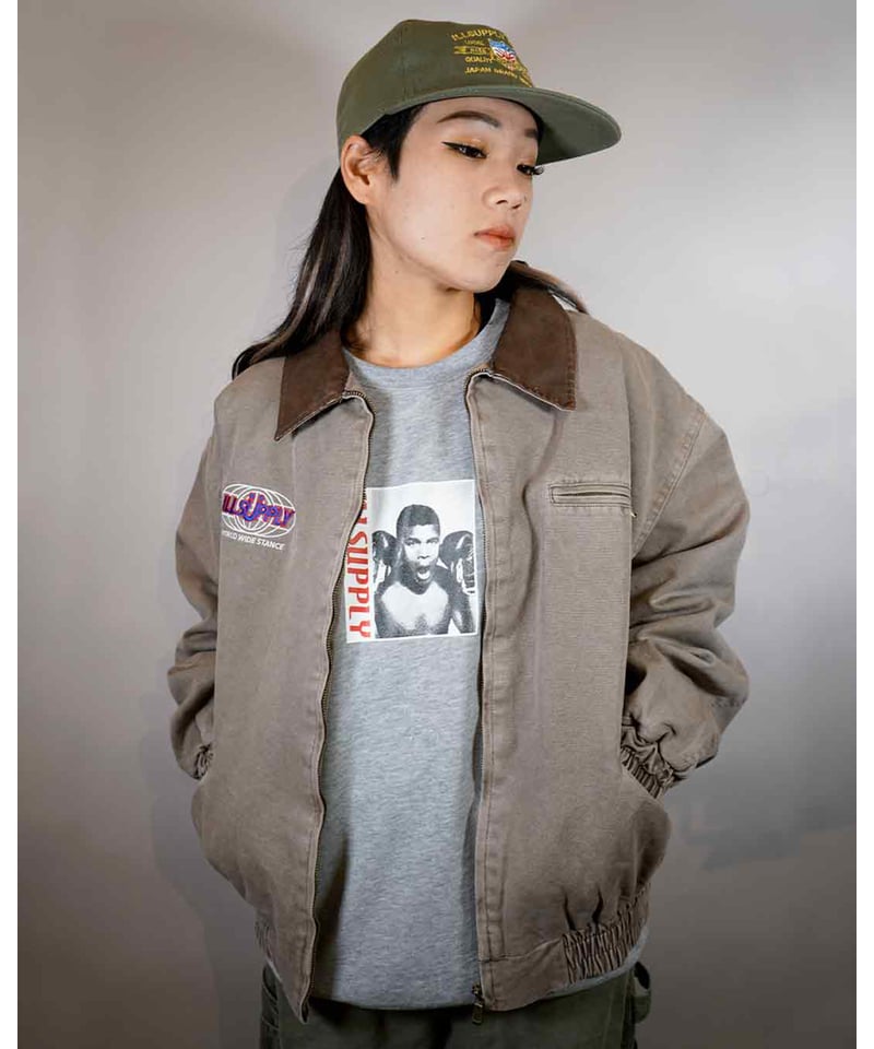 WORLD WIDE CANVAS WORK JACKET / COFFEE | ILLSUPPLY WORLD WIDE CANVAS WORK JACKET / COFFEE | ILLSUPPLY
