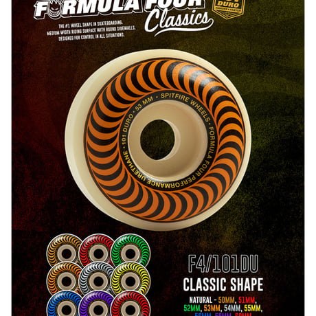 Spitfire FORMULA FOUR"CLASSIC" 101DURO