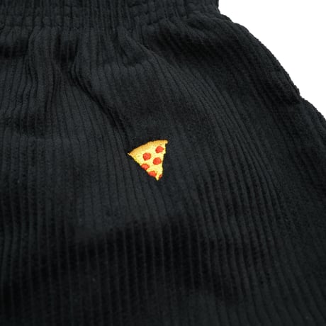 PIZZA X COOKMAN EMOJI BAGGY CORDUROY PANTS / BLACK